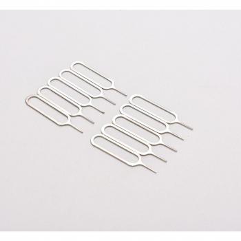 10pcs Stainless Steel SIM Card Removal Tool for Huawei, iPhone, iPad, Samsung
