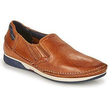 Fluchos JAMES Men's Brown Leather Slip-Ons