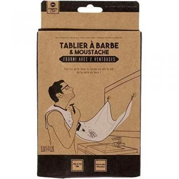 Tablier de protection pour barbe et moustache