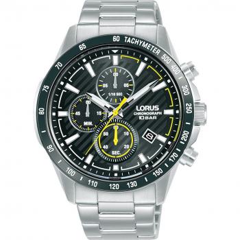 Lorus RM397HX9 44mm Silver Chronograph