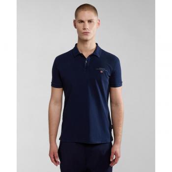 Polo Napapijri Elbas Azul Marino para Hombre