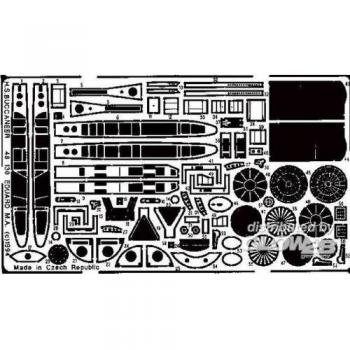 Eduard Photoetch Set for 1:48 Buccaneer (Airfix) EDP48130