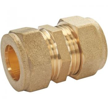 Raccord laiton à compression pour tube cuivre Ø14