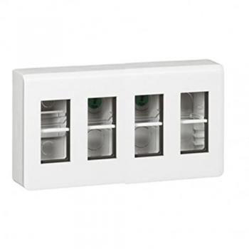 Legrand Boîte de poste mosaïque 4x4 blanche
