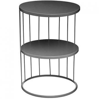 Table d’appoint gris Kobu by Atmosphera