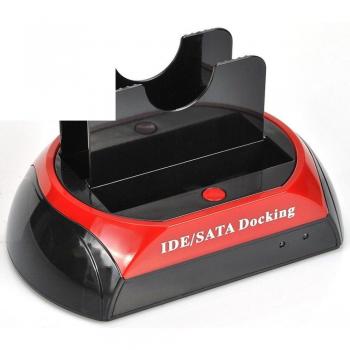 Docking Station per HDD 3,5 e 2,5 con lettore SD, TF, MS