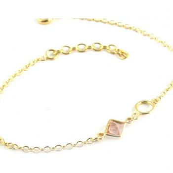Pêche d’Or Plaqué : Bracelet « Unique » – Lot K9593