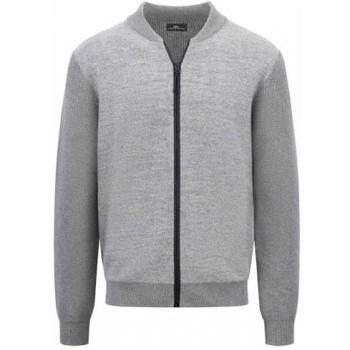 Maglione FYNCH HATTON 3XL con Zip Completo Steel