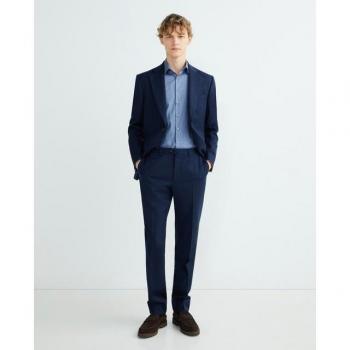 Calvin Klein Camisa de Vestir para Hombre con Diseño Microestructurado