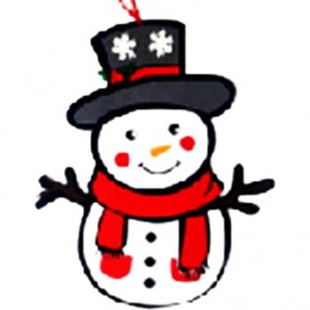 Adornos navideños de Papá Noel de fieltro