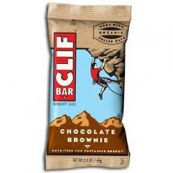 Clif Bar, Chocolate Brownie, 68 g (Pack of 12)