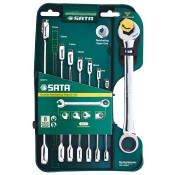 Doppel-Ratschen Schraubenschlüssel 8er Set