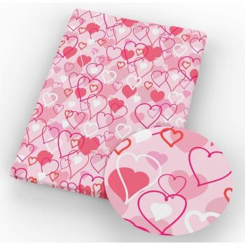David's 50*140cm Valentine's Day Love Flower DIY Fabric