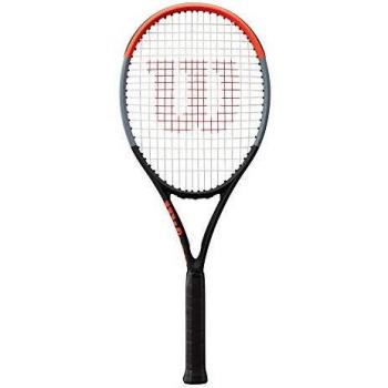 Raqueta Wilson Clash 100 UL, Grafito, Negro/Rojo, 4 1/4''