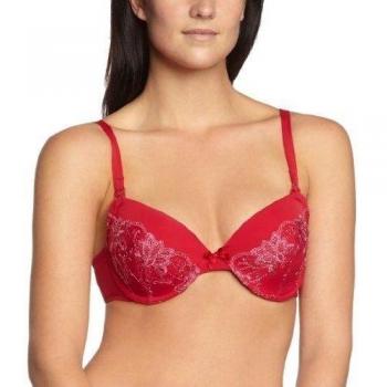Sujetador premamá Mamalicious, talla 105F, color rojo