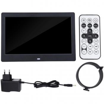 Digitale Fotorahmen 10 Zoll HD TFT-LCD 1024*600 mit Wecker und Video-Playback