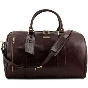 Tuscany Leather TL Voyager Reisetasche – Wochenend-Globetrotter, Dunkelbraun