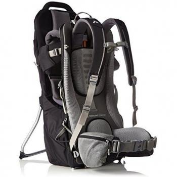 VAUDE Shuttle Base Porte-bébé léger pour la randonnée Mixte Adulte, Noir, FR Unique (Taille Fabricant : 20 L)