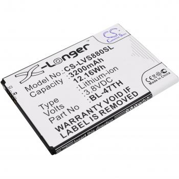 Batteria Li-ion 3.8V 3200mAh per LG B1 Lite e BL-47TH