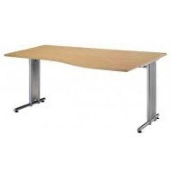 Mcbuero.de Schreibtisch 1800x1000mm Ahorn