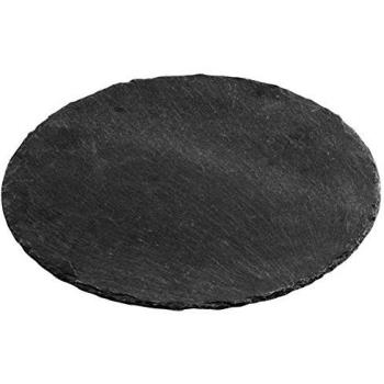 Orsina Set Of Two Slate Round Placemats – Grey 25x25