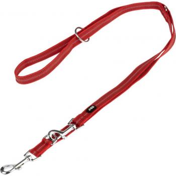 Laisse Reflective Rubber TIAKI Rouge – Harnais Inclus (200 cm / 20 mm)