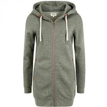 OXMO Vicky Vicky Straight Zip Damen Hoodie Kapuzenjacke, Größe:M, Farbe:Climb Mel