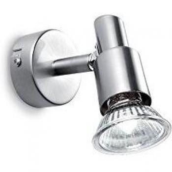 SLEM GU10 Wandleuchte dimmbar 018829 Nickel warmweiss