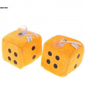 Fuzzy Dice Interior Car Decor