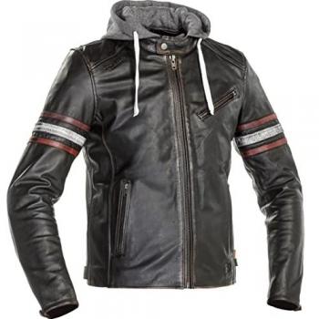 Chaqueta de cuero Richa Toulon 2 en rojo intenso