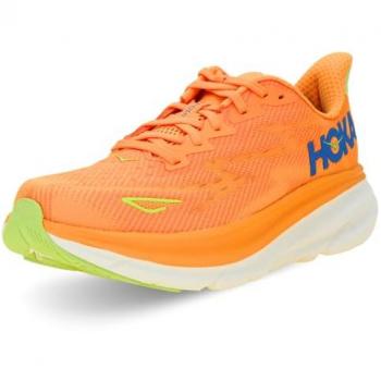 Zapatillas Hoka Clifton 9 Naranja y Blanca, Talla EU 42 2/3