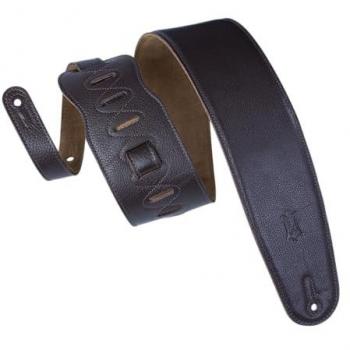 Sangle de Guitare en Cuir Brossé – Levys Leathers – Marron
