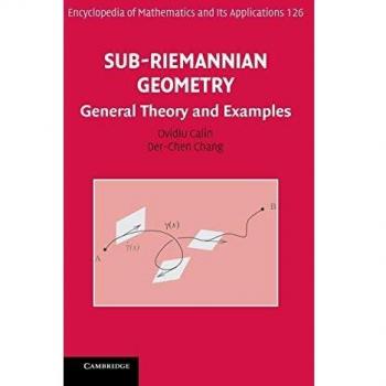 Sub-riemannian geometry hardcover