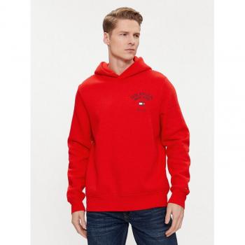 Tommy Hilfiger Classic Varsity Sweatshirt – MW0MW33641 – Rot – Regular Fit – 1985‑Erscheinungsjahr
