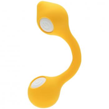 VibroStab Twin Gelb – Tenga Vi‑Bo