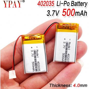 Source d’énergie 3,7 V 402035 LiPo – 500 mAh – Batterie de remplacement casques Bluetooth & jouets MP3