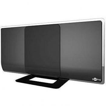 Aktive DVB-T2 Zimmerantenne, inkl. LTE/4G Filter, 42/38dB, schwarz