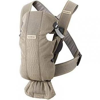 3D Mesh Grey Beige Baby Carrier by BabyBjörn