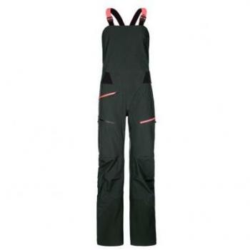 Pantalon hardshell femme ORTOVOX 3L DEEP SHELL BIB PANTS W (Green Pine)