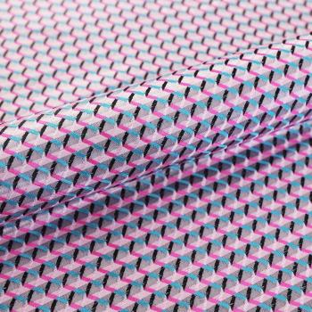 Silk-like Plaid Brocade Material for Sewing Projects