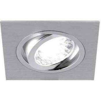 Foco LED empotrable GU10 D plateado