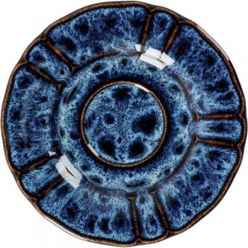 Piattino blu Amelina, 12 cm, rotondo, 6 pz per consommé
