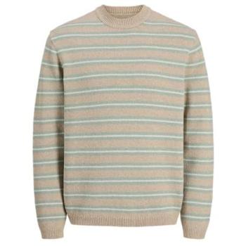 Jack & Jones Pull Ben Céladon Tinge / Rayures 2XL Homme