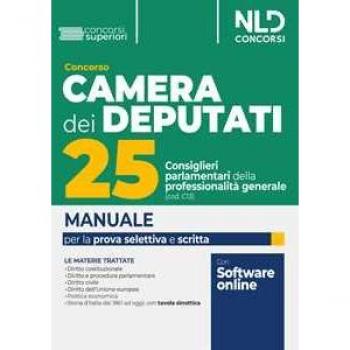Concorso 25 consiglieri parlamentari della professionalità genera...