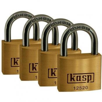 KASP K12520D4 Schlösser 20 mm goldgelb gleichschließend