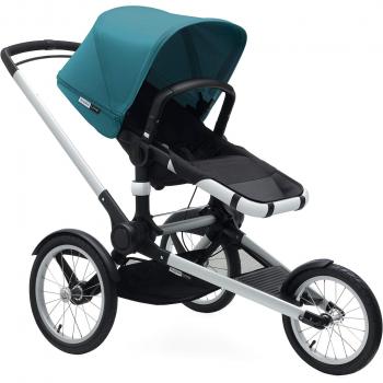 Bugaboo Runner Stroller (Black/Petrol Blue)