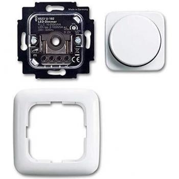 Alpine White Flush Mounted Dimmer 6523 UJ-214-102