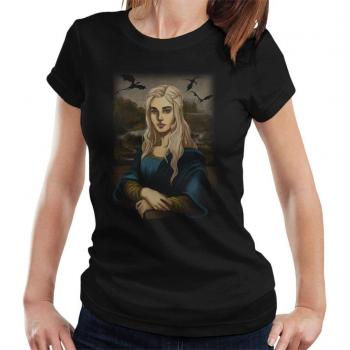 Mona Lisa Daenerys T-Shirt – Black Edition