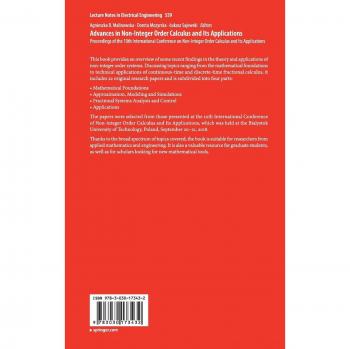 Advances in Non-Integer Order Calculus and Its Applications