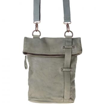 Tasca Tracolla Uomo Tinta Dudu Ash Gray con Cinghia
